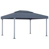 vidaXL pavillon 400x300 cm aluminium antracitgr&aring;