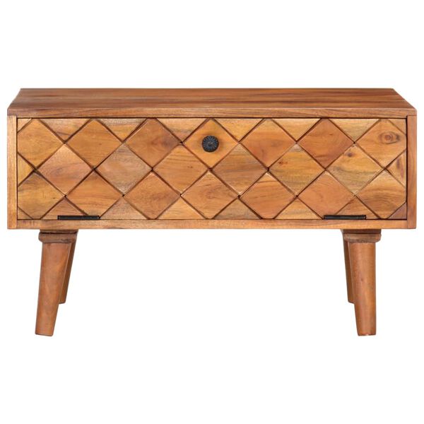 vidaXL sofabord 68x68x38 cm massivt akacietræ