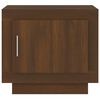 vidaXL sofabord 51x50x45 cm konstrueret tr&aelig; brun egetr&aelig;sfarve
