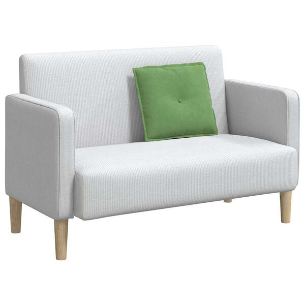 vidaXL Rygpude Lys gr&oslash;n 50 x 45 cm Velourstof