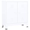 vidaXL industrielt opbevaringsskab 90x40x100 cm st&aring;l hvid