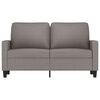 vidaXL 2-personers sofa 120 cm stof gr&aring;brun