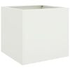 vidaXL plantekasse 49x47x46 cm st&aring;l hvid