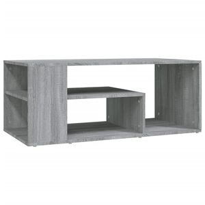 vidaXL sofabord 100x50x40 cm konstrueret tr&aelig; Gr&aring; sonoma-eg