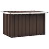 vidaXL opbevaringskasse til haven brun 109x67x65 cm