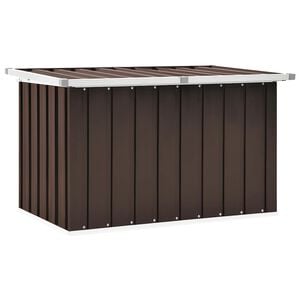 vidaXL opbevaringskasse til haven brun 109x67x65 cm