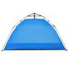 vidaXL 2-personers strandtelt vandtæt quick-release azurblå