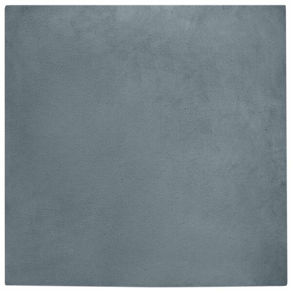 vidaXL Faux Kanin Pels T&aelig;ppe Olite Antracit 160 x 160 cm Polyester