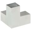 vidaXL stolpebeslag Y-form 81x81 mm galvaniseret metal