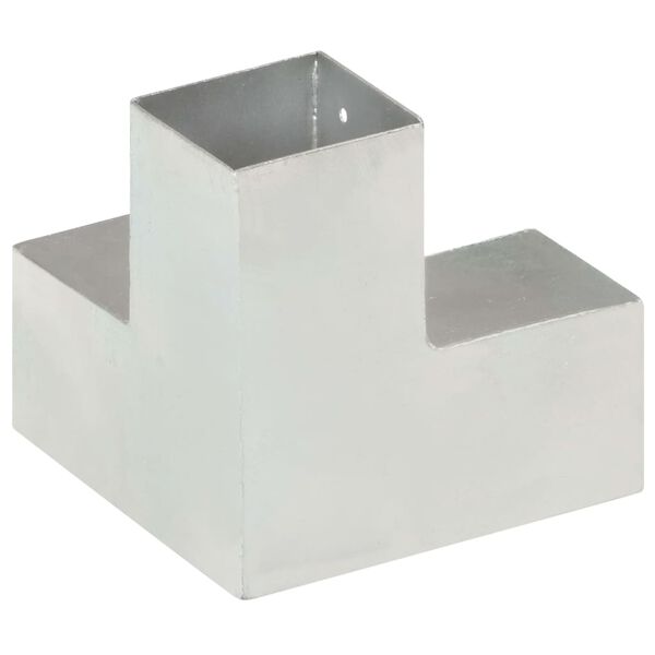 vidaXL stolpebeslag Y-form 81x81 mm galvaniseret metal