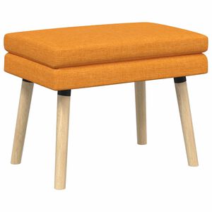 vidaXL Dobbeltlagret b&aelig;nk M&oslash;rk Gul 60 x 40 x 46 cm Stof