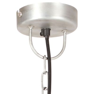 vidaXL hængelampe 25 W rund 48 cm E27 sølvfarvet