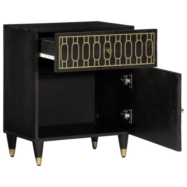 vidaXL sengebord 50x33x60 cm massivt mangotr&aelig;