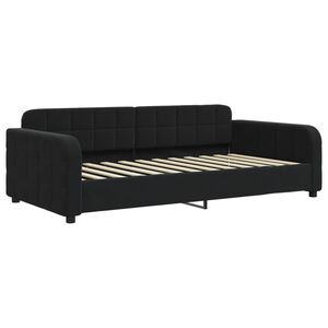 vidaXL daybed 90x200 cm velour sort