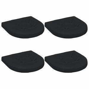 vidaXL 4-Stykke S&aelig;depuder 4 stk. 100% polyester M&oslash;rk bl&aring;
