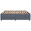 vidaXL Sengeramme uden madras Mørkegrå 200x200 cm Fløjl