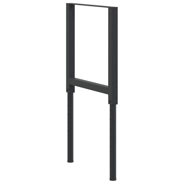 vidaXL stel til arbejdsb&aelig;nk 2 stk. 55x(69-95,5) cm metal sort