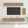 vidaXL TV-m&oslash;bels&aelig;t 6 pcs artisan eg 100 x 30 x 30 cm Konstrueret tr&aelig;
