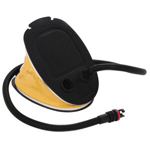 vidaXL fodpumpe 26x18 cm PP og PE gr&aring; og gul
