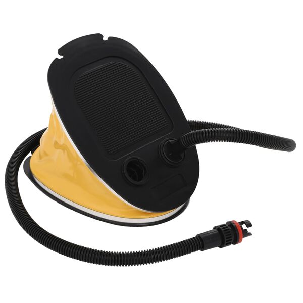 vidaXL fodpumpe 26x18 cm PP og PE gr&aring; og gul