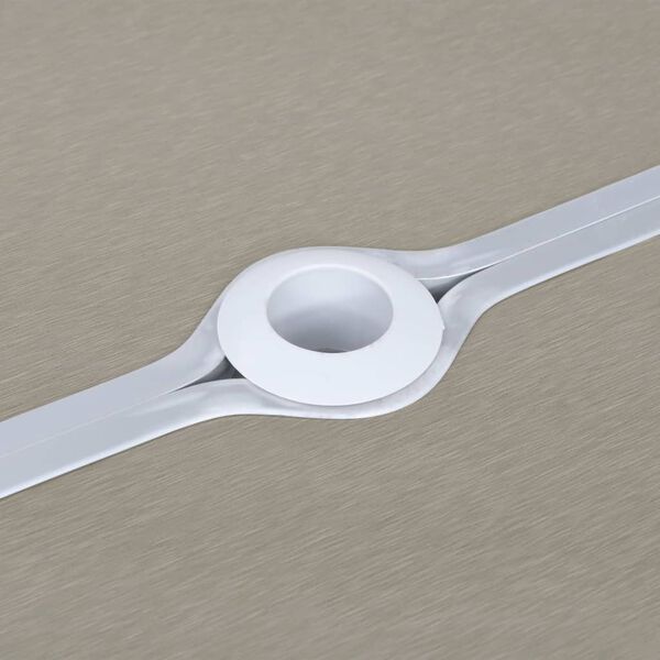 vidaXL foldbart campingbord med 4 siddepladser stål aluminium