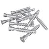 vidaXL Bekr&aelig;ftelsesskruer 2500 pcs S&oslash;lv Metal