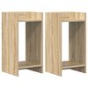 vidaXL Planteholder 2 stk. Sonoma eg 30 x 30 x 60 cm Konstrueret tr&aelig;