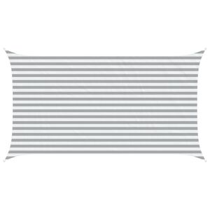 vidaXL Solskygge sejl Lys Gr&aring; og Hvid 4,5 x 2,5 m