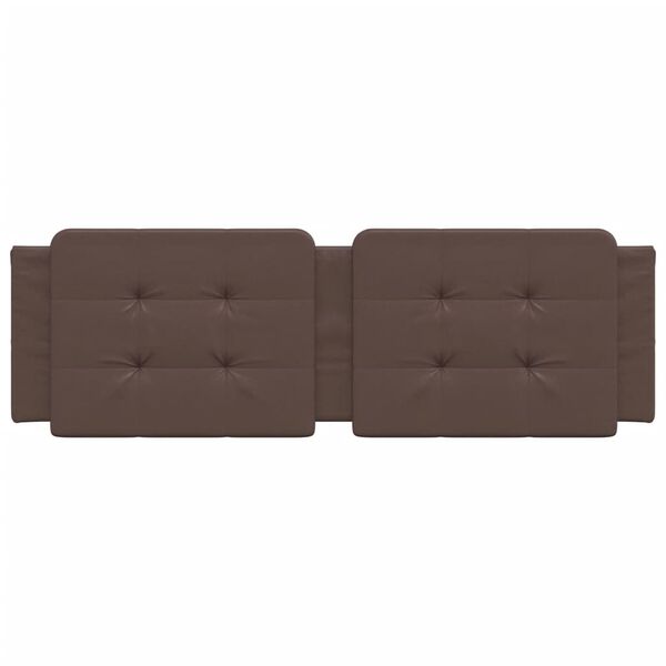 vidaXL gavlpude Zadar 160 cm kunstl&aelig;der brun