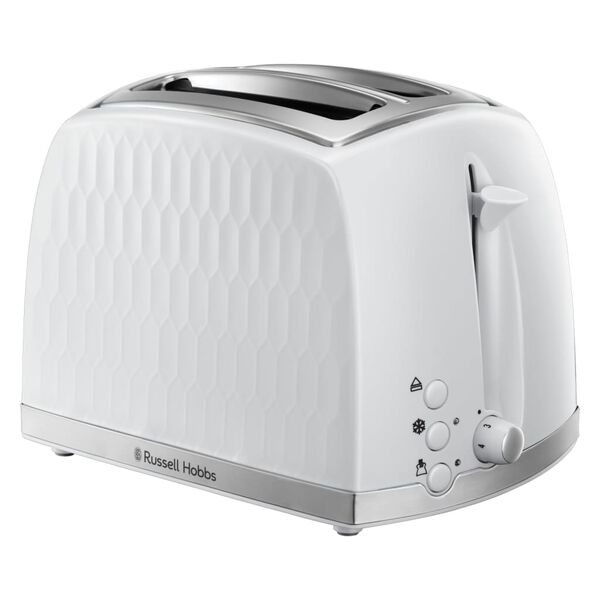 Russell Hobbs brødrister til 2 skiver Honeycomb hvid