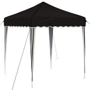 vidaXL Pop-up Festtelt Sort 195 x 195 x 245 cm Oxford stof