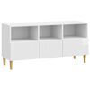 vidaXL TV-skab Hvid h&oslash;jglans 102 x 34,5 x 50 cm Konstrueret tr&aelig;