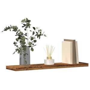 vidaXL v&aelig;ghylder 4 stk. 40x10x1,5 cm konstrueret tr&aelig; gammelt tr&aelig;-look