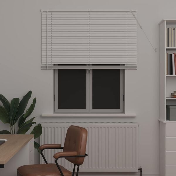 vidaXL Persienner Indstillelig Hvid 150 x 110 cm PVC