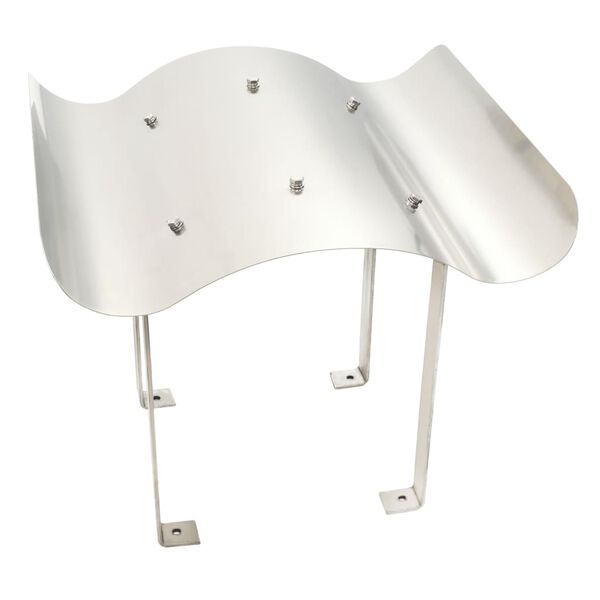 vidaXL skorstenshætte i rustfrit stål 70 x 70 x 37 cm