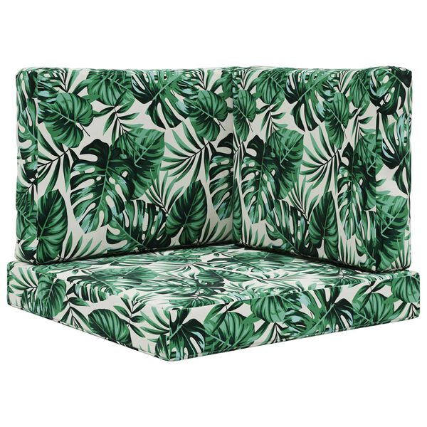 vidaXL Udend&oslash;rs Sofa Pude 3 pcs Bladm&oslash;nster Polyester