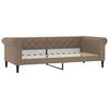 vidaXL daybed 100x200 cm kunstl&aelig;der cappuccinofarvet