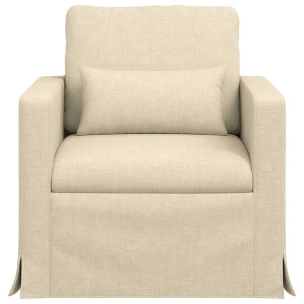 vidaXL Sofa Creme Samlede dimensioner: 78 x 78 x 80 cm (B x D x H)