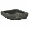 vidaXL Vask Gr&aring; (30-37) x (30-37) x 12 cm Flodsten