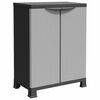 vidaXL plastskab 68x39x92 cm rattandesign plastik