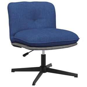 vidaXL drejelig kontorstol stof bl&aring;