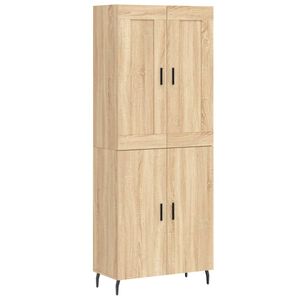 vidaXL h&oslash;jskab 69,5x34x180 cm konstrueret tr&aelig; sonoma-eg