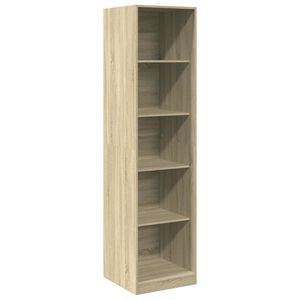 vidaXL kl&aelig;deskab 50x50x200 cm konstrueret tr&aelig; sonoma-eg