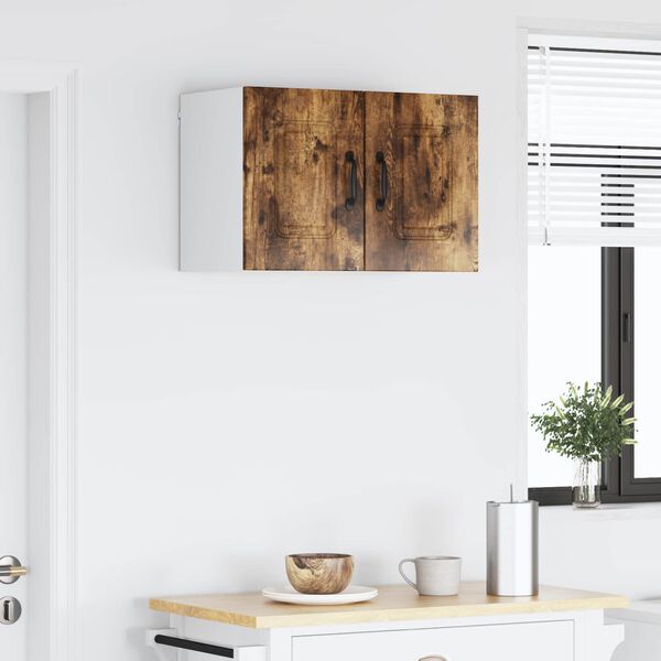 vidaXL K&oslash;kkenskab med opbevaring Kalmar 2 pcs R&oslash;get eg 30 x 31 x 40 cm