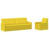 vidaXL Sofa S&aelig;t 2 pcs Lys Gul Stof