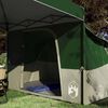 vidaXL Camping Telt S&aelig;t med tag 2 pcs Gr&oslash;n Taffeta og Stof