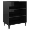 vidaXL sk&aelig;nk 57x35x70 cm konstrueret tr&aelig; sort h&oslash;jglans
