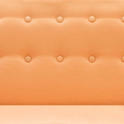 vidaXL L-formet sofa i stofbeklædning 171,5 x 138 x 81,5 cm orange