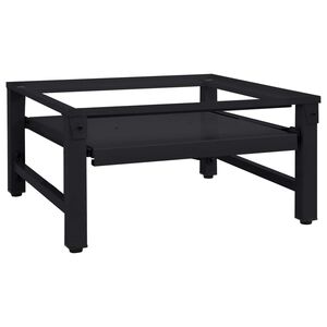 vidaXL Vaskemaskine Pedestal Sort 62 x 60,5 x 32,5 cm St&aring;l