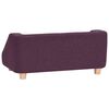 vidaXL hundesofa 95x63x39 cm linned bordeaux